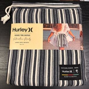 Hurley packable towel backpack